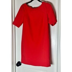 Ann Taylor red short sleeve dress size 4